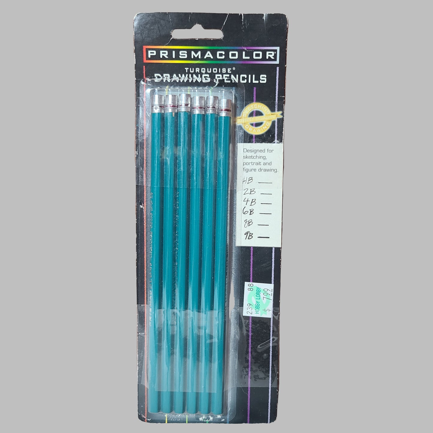 6PK Prismacolor Turquoise Drawing Pencils - NEW