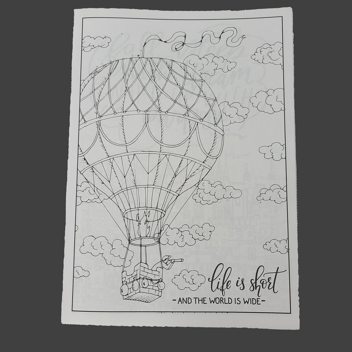 Inspirational Quotes - 16 Page Advanced Coloring Book - NEW