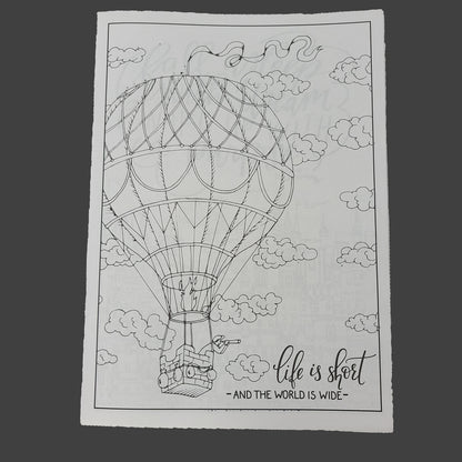 Inspirational Quotes - 16 Page Advanced Coloring Book - NEW