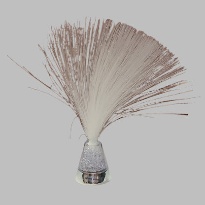 E&A Ice Fiber Optic Glacier Lite - Color Changing Base - New Batteries - USED