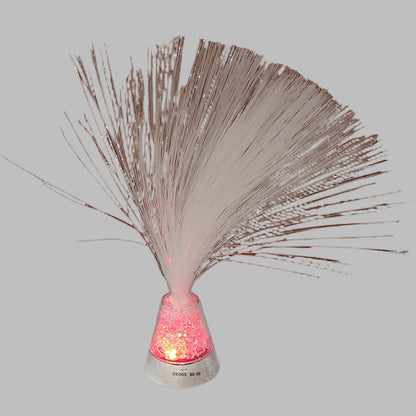 E&A Ice Fiber Optic Glacier Lite - Color Changing Base - New Batteries - USED