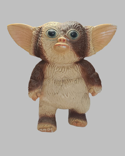 VTG 1980's Mogwai 11 3/4" Ceramic Money Bank - Chips/Broken Plug - AS IS