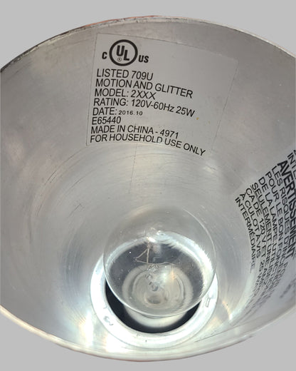 14.5" Novelty Lava Volcano Lamp - Tested - USED