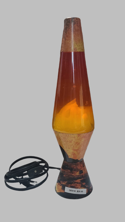 14.5" Novelty Lava Volcano Lamp - Tested - USED