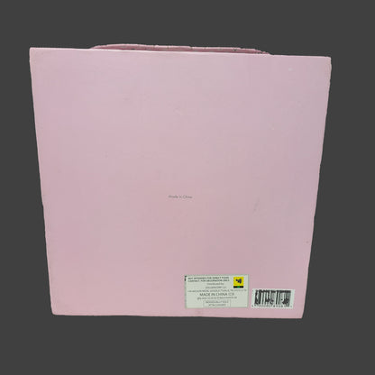 Pink "Love" Cardboard Gift or Storage Box - Velcro Closure - USED