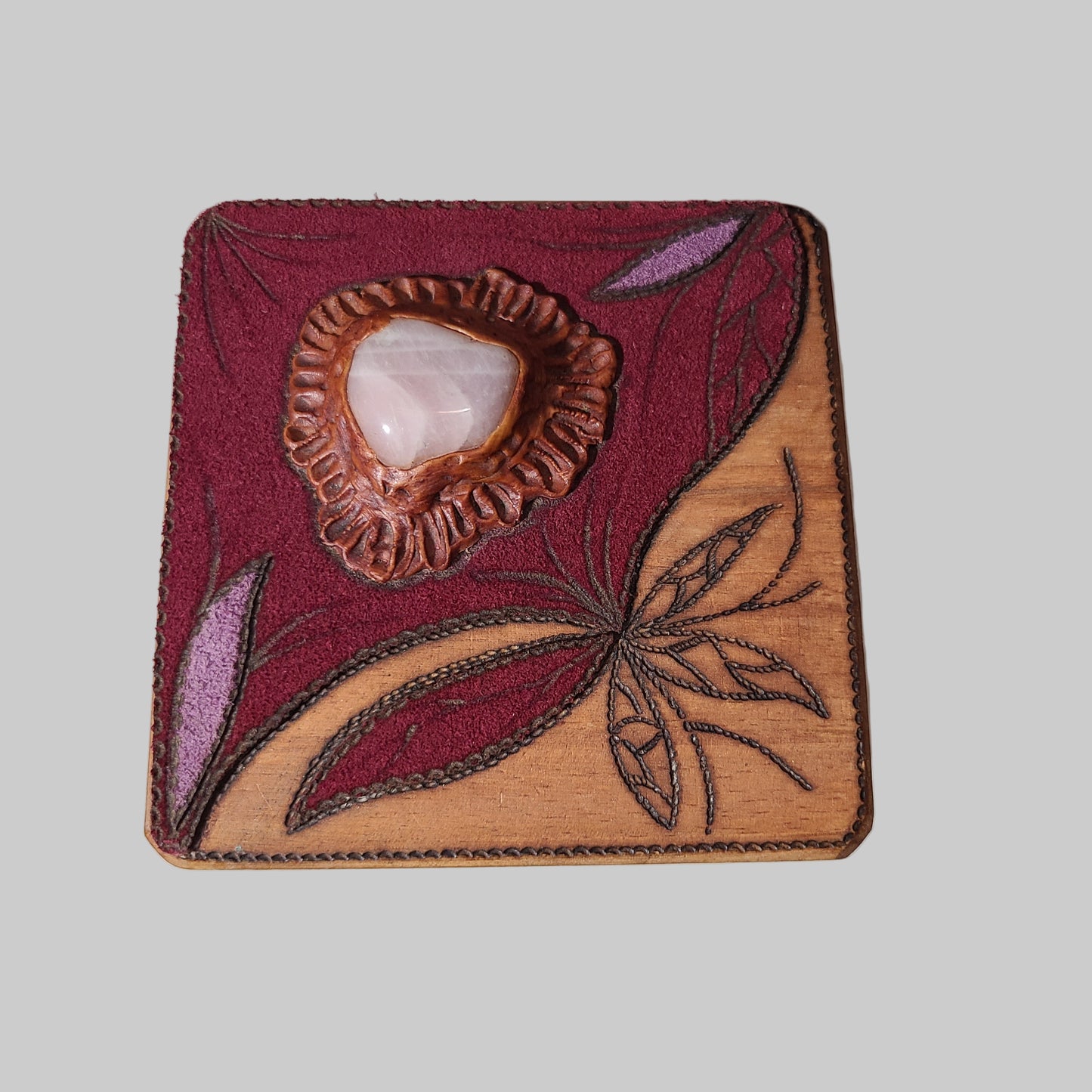 VTG Handmade Mercado de los Artesanos Montevideo Uruguay Trinket Box - LIKE NEW