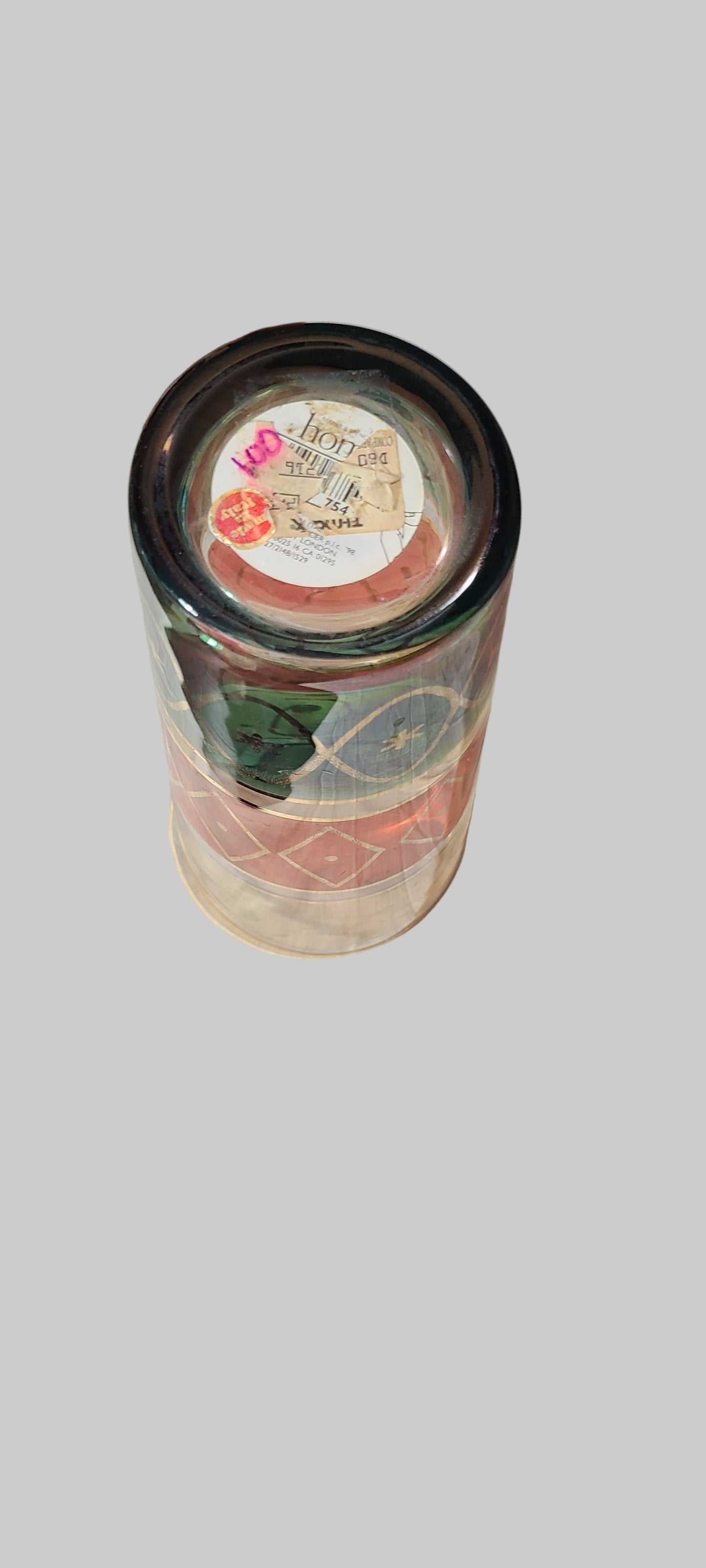 Marks & Spencer Home Large Mid-Century Modern Glass Vase - USED