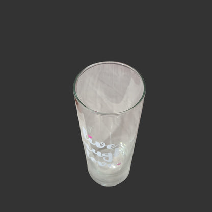 Libbey Live Laugh Love Glass Cylinder Vase - USED