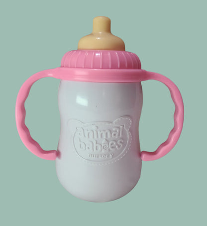 Animal Babies Nursery Baby Bottle – Toy Accessory - LIKE NEW