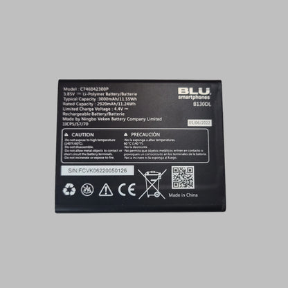 BLU Smartphones B130DL Battery - UNTESTED - AS IS