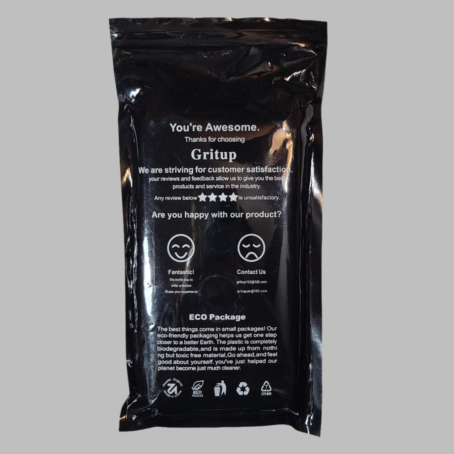 Gritup Samsung S22Plus White & Black Phone Case w/ Stand & Camera Slide - LIKE NEW