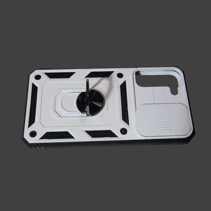 Gritup Samsung S22Plus White & Black Phone Case w/ Stand & Camera Slide - LIKE NEW