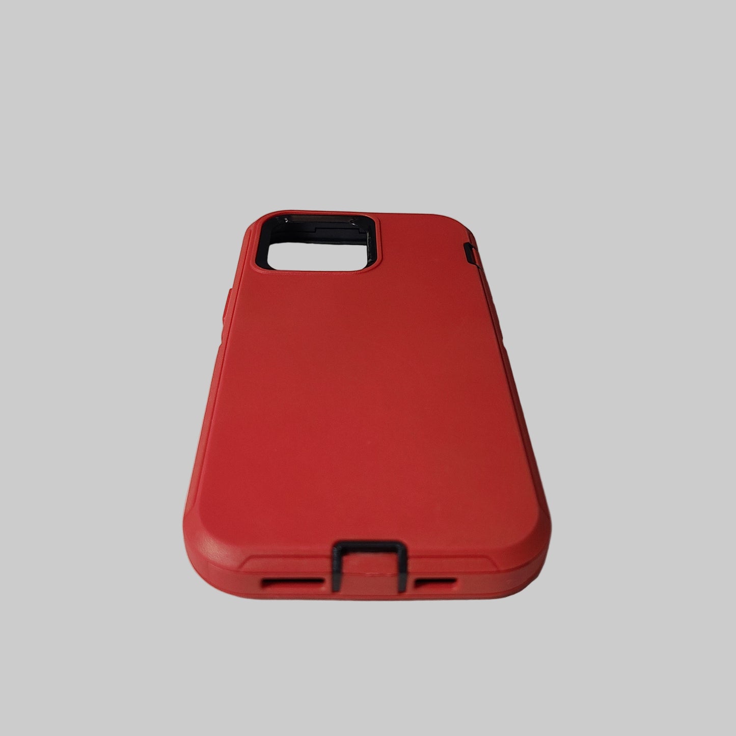 Heavy Duty Shockproof Red & Black Phone Case - iPhone 13 Pro Max - USED