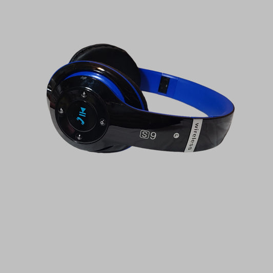 Wireless S9 BT Over Ear Foldable Headset - Built in Mic - No Cord - AS IS