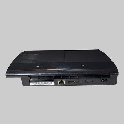 Sony PlayStation 3 - Black 500GB Super Slim w/ Cords & Controller - USED