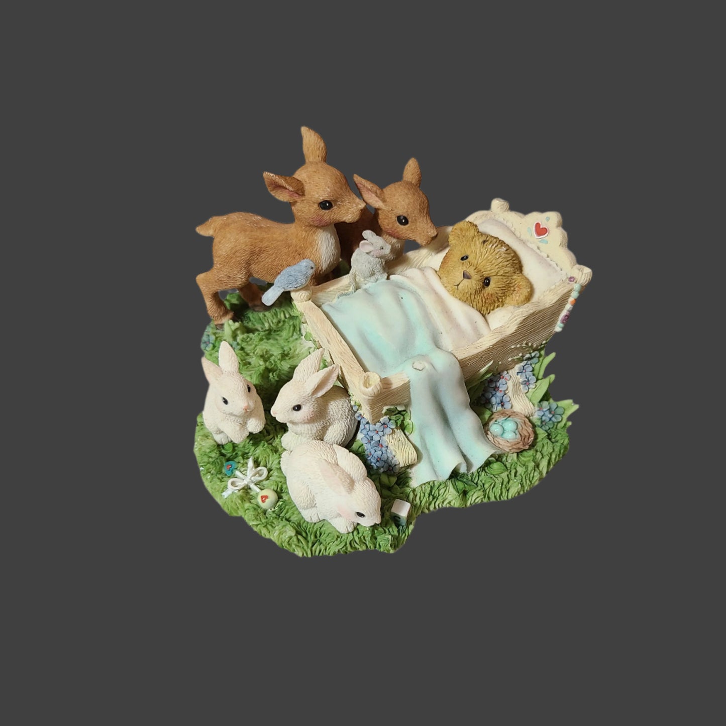 VTG Limited Edition - Cherished Teddies 03098 of 10,000 - "Spring Brings Something New To Love" - 2002 - Small Chip Present - AS IS