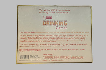 1000 Drinking Games - Copyright 2004 - LIKE NEW