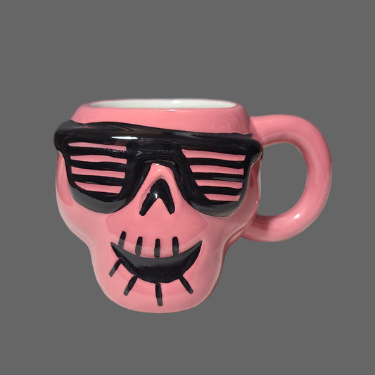 Hyde and Eek! Pink Skull Mug - LIKE NEW