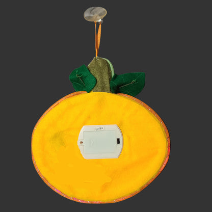 Glowing Halloween Accent Pumpkin - New Batteries - USED