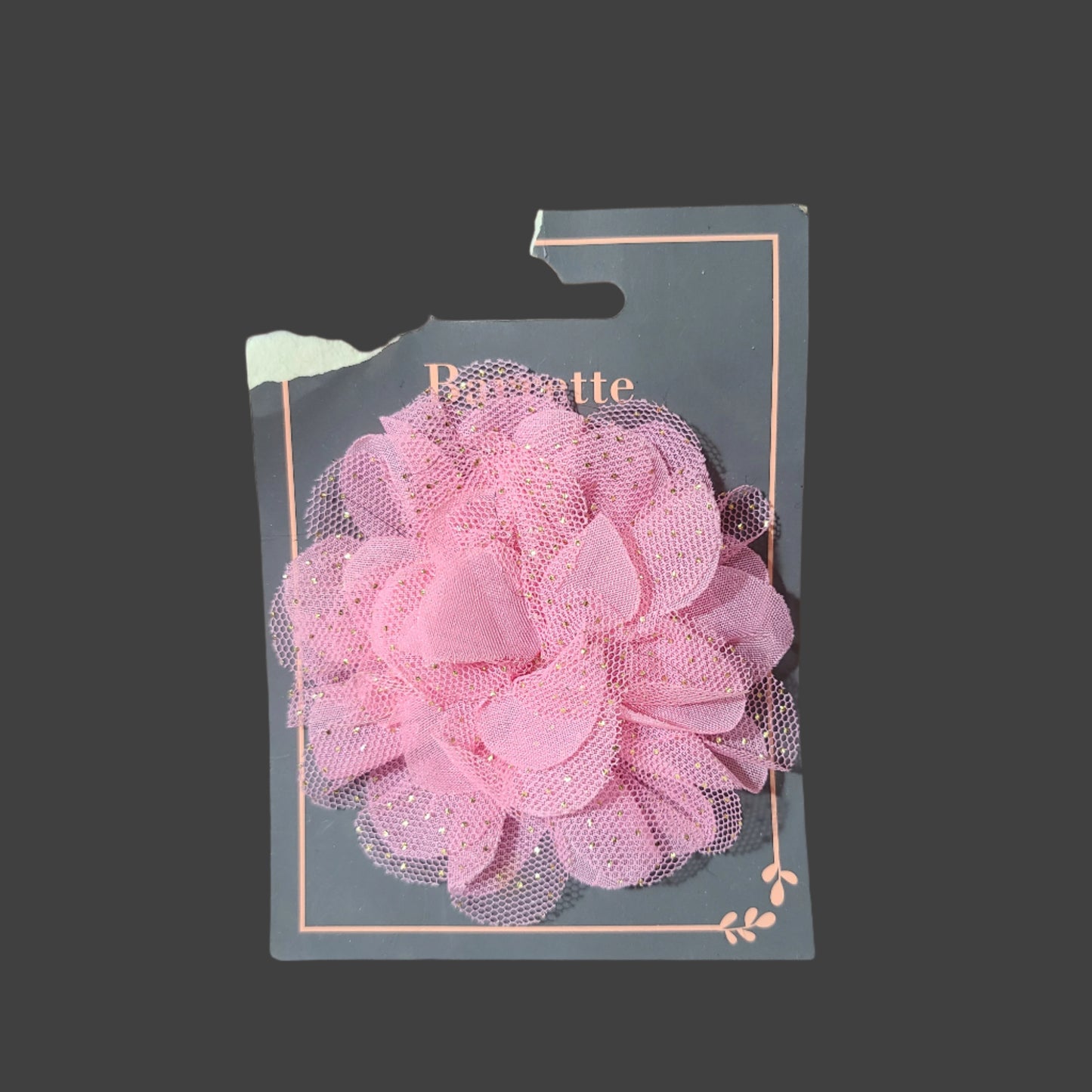 Light Pink Flower Barrette - NEW