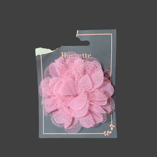 Light Pink Flower Barrette - NEW