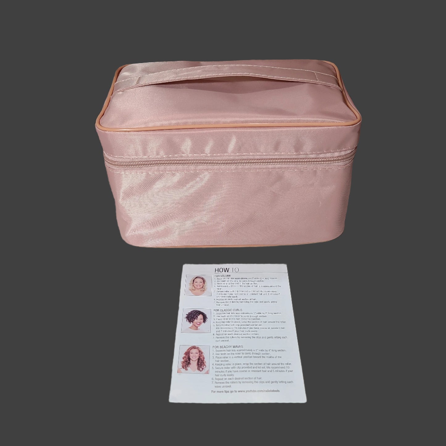 Calista Ion Hot Rollers - Long 1" - 12 Rollers - 12 Clips w/ Storage Bag - NEW