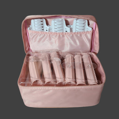 Calista Ion Hot Rollers - Long 1" - 12 Rollers - 12 Clips w/ Storage Bag - NEW