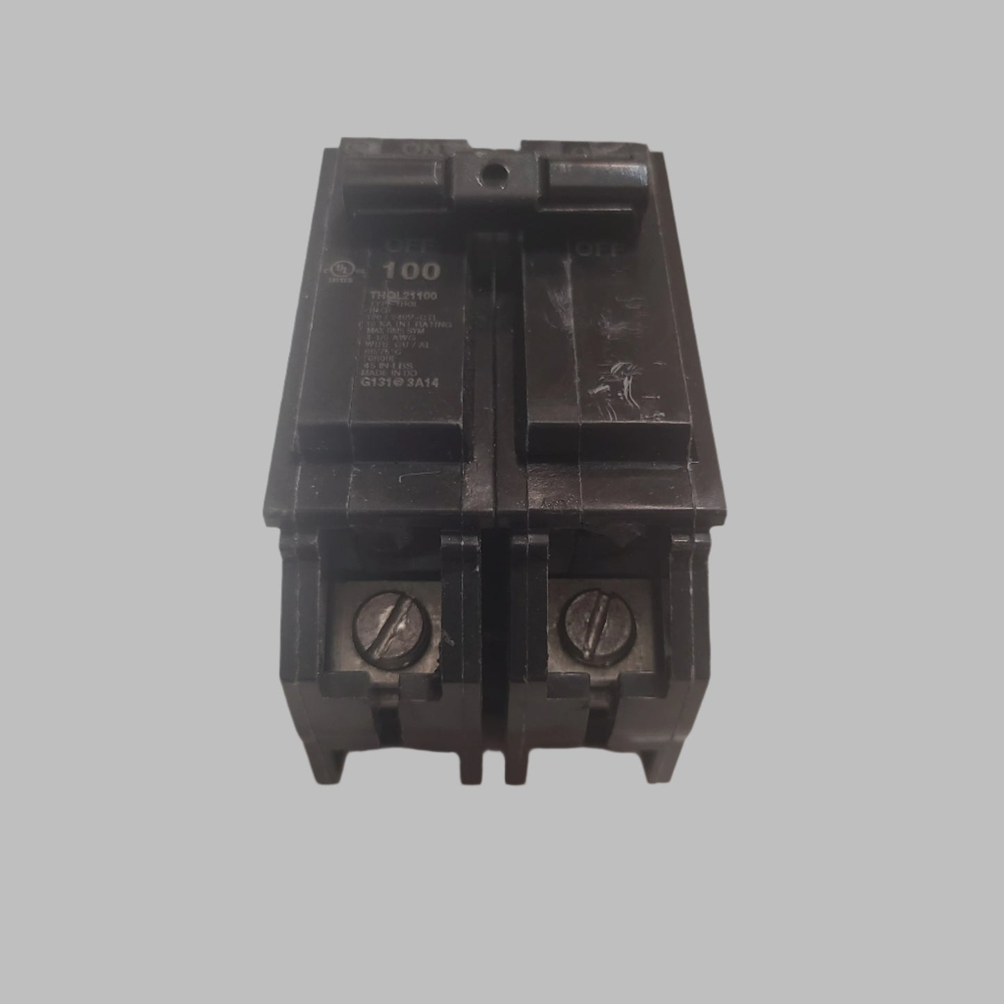 GE 100 Amp 2-Pole Circuit Breaker - USED