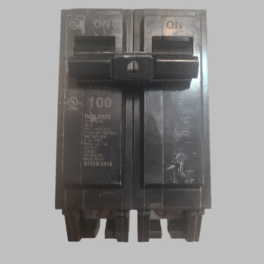 GE 100 Amp 2-Pole Circuit Breaker - USED