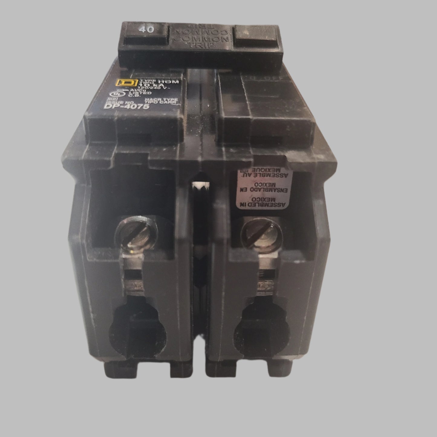 3 PK - Homeline Square D 40 Amp 2-Pole Circuit Breaker - NEW