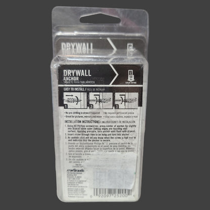 E-Z Ancor #6 Drywall Anchor - 26CT Screws Only - AS IS