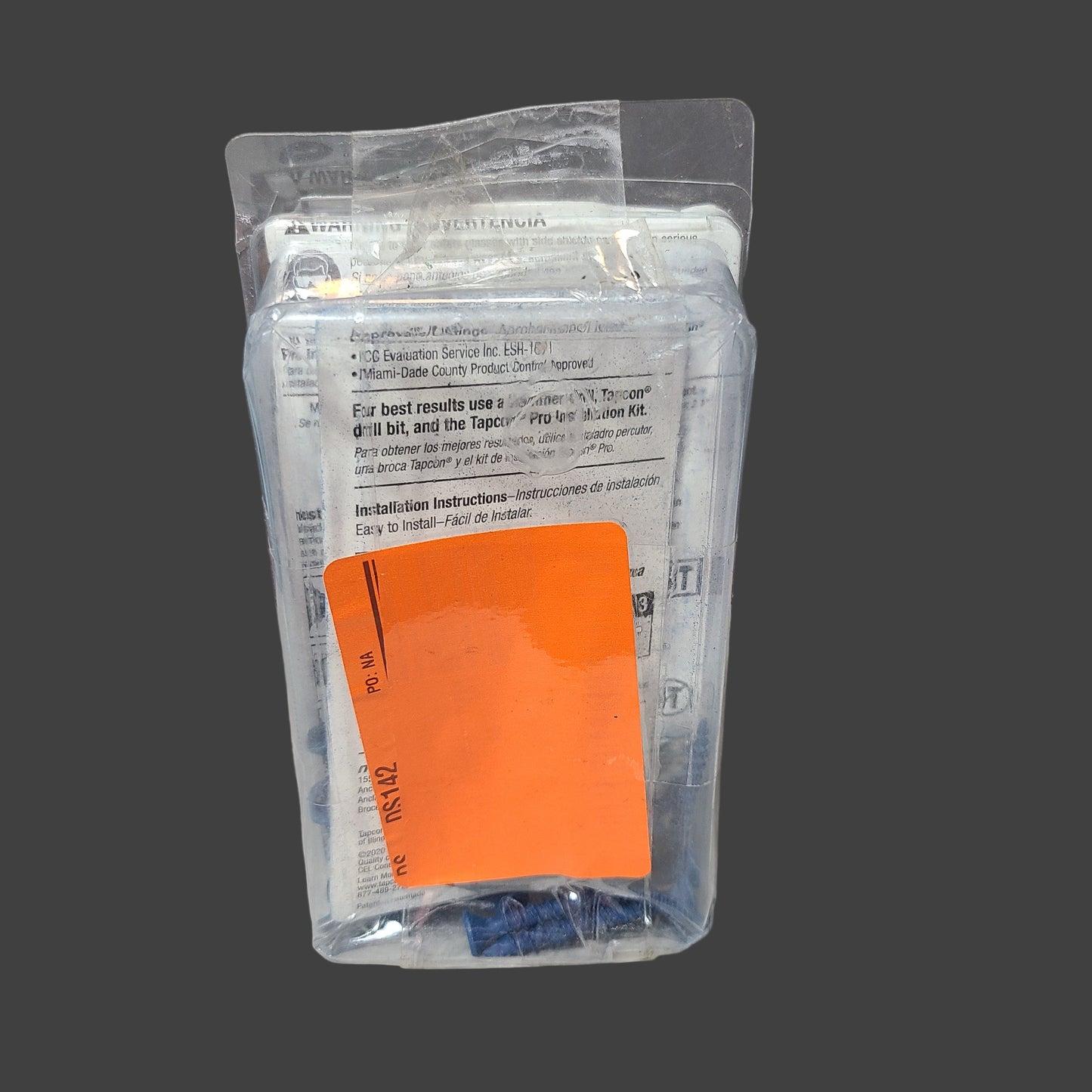 Tapcon 21CT 3/16" x 1-3/4" Concrete Screw Anchors w/ Star Recess - AS IS