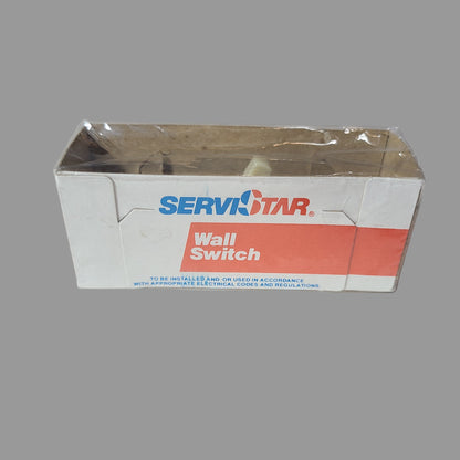 ServiStar Single Pole Quiet Switch w/ Ground Screw - NEW