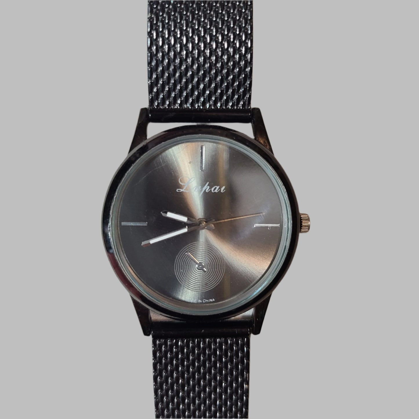 Lupai Women's Analog Watch Gray/Black - Needs Battery - AS IS