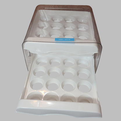 2 Tier Plastic Egg Organizer - LIKE NEW