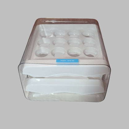 2 Tier Plastic Egg Organizer - LIKE NEW