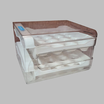 2 Tier Plastic Egg Organizer - LIKE NEW