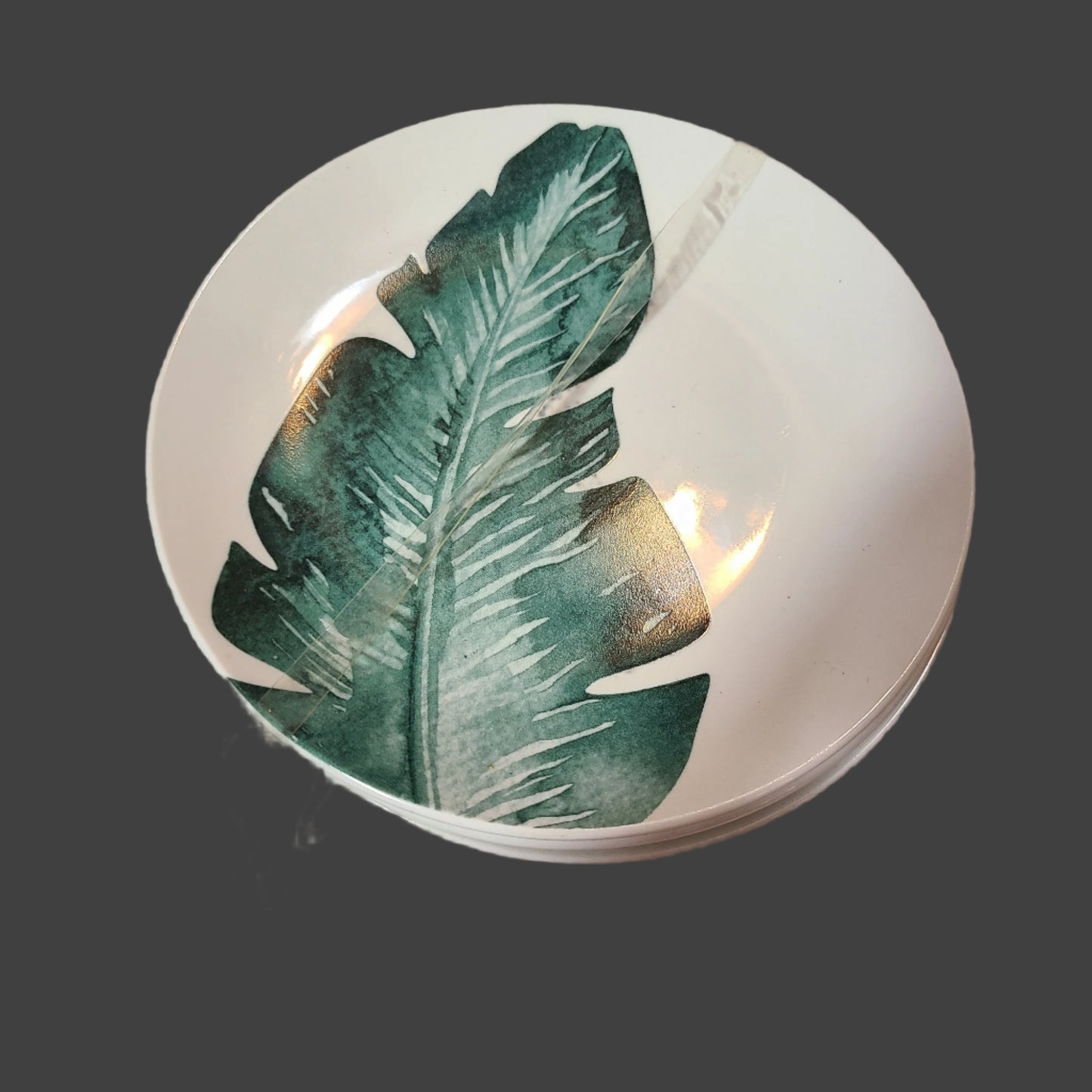 Partial 3 PC True Living Ceramic Plates - LIKE NEW