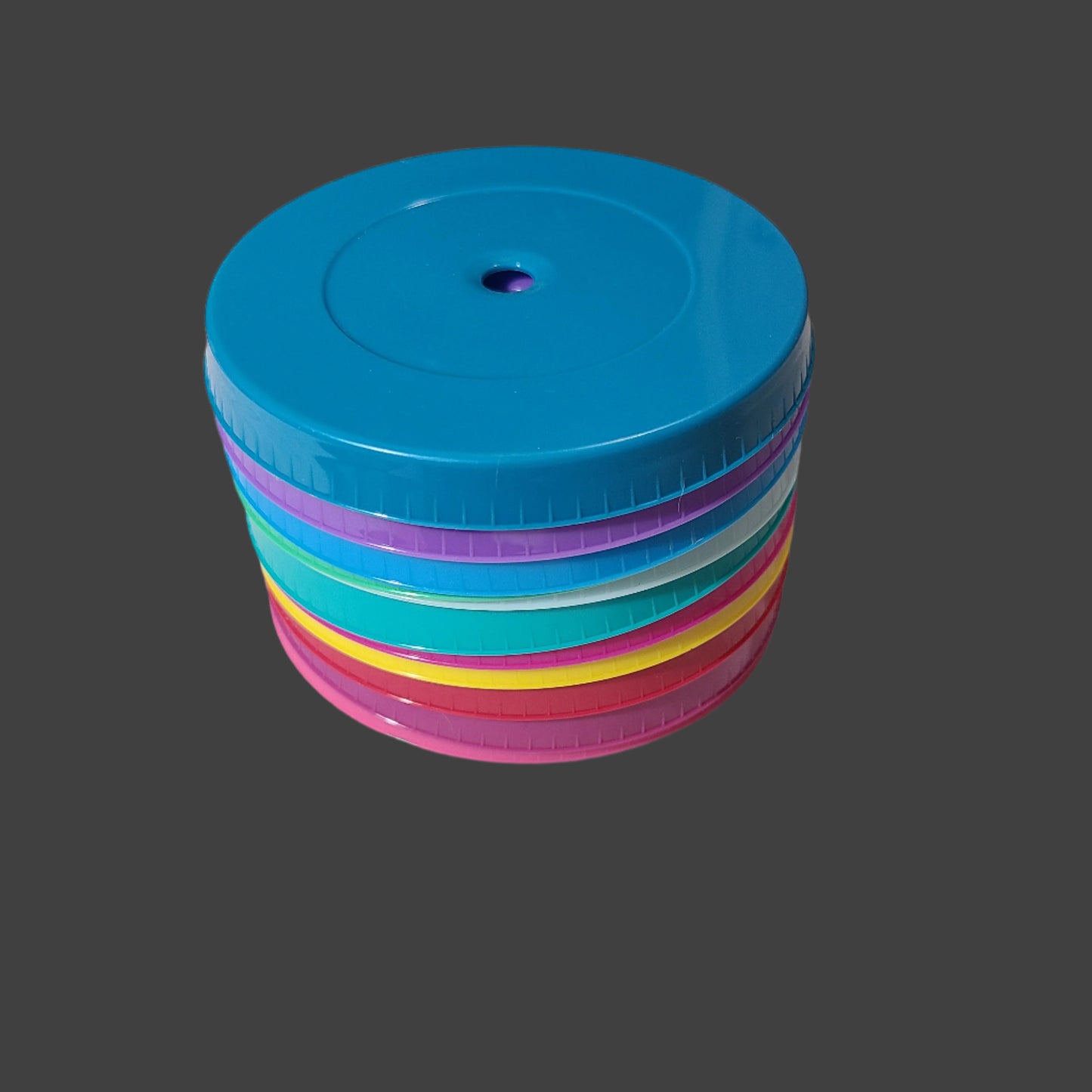 11PK Unbranded Tumbler Straw Lids - USED