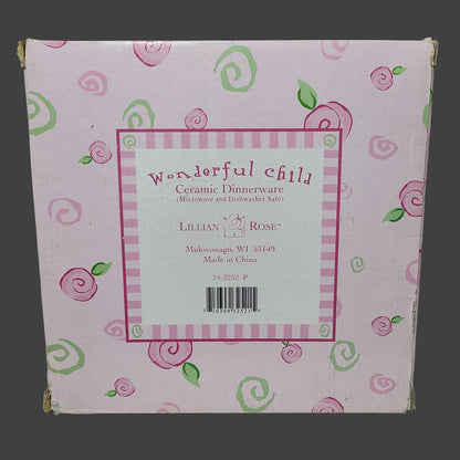 Lillian Rose Wonderful Child Ceramic Dinnerware - NEW