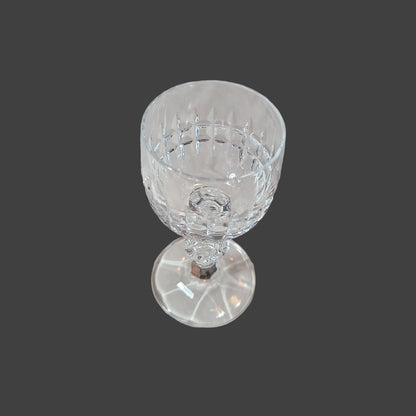 VTG Belfast Bohemia Vertical & Horizontal Cut Design Crystal Glass - LIKE NEW