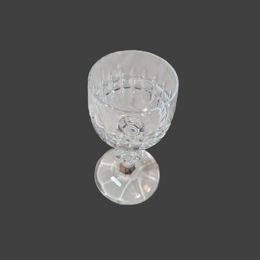 VTG Belfast Bohemia Vertical & Horizontal Cut Design Crystal Glass - LIKE NEW