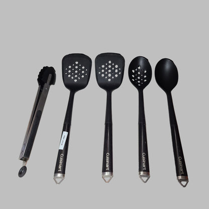 Cuisinart 5PC Kitchen Utensil Set - Hard & Non-Flexible - USED