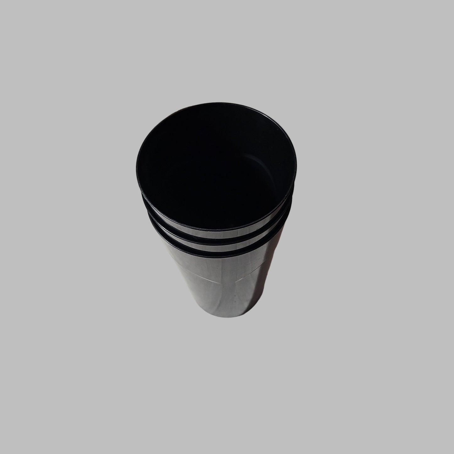 Set of 3 Merrick Black Plastic Cups - USED