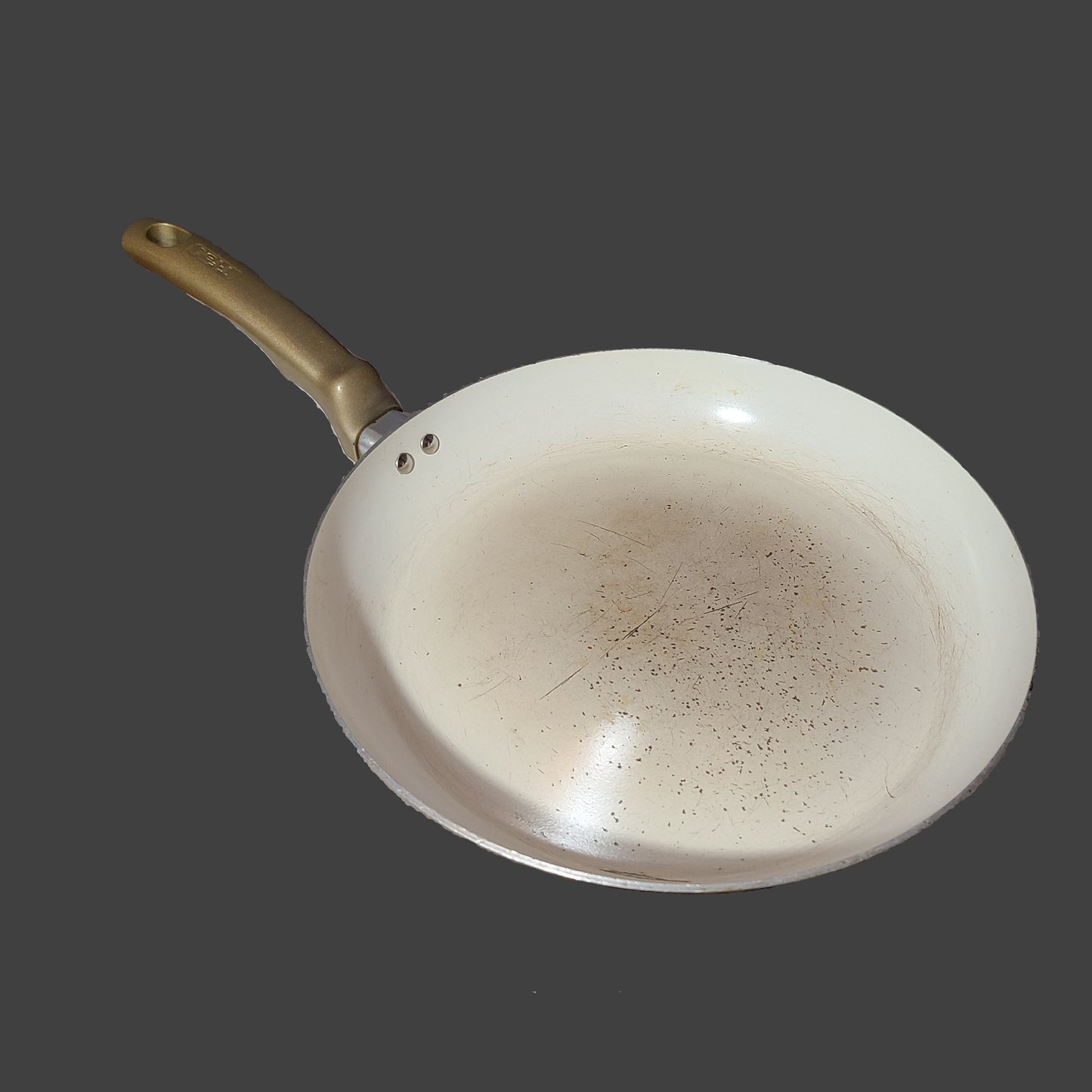 T-fal Ceramic Fry Pan - 11.5" - Champagne - USED