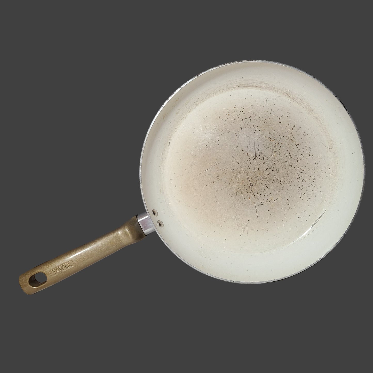 T-fal Ceramic Fry Pan - 11.5" - Champagne - USED