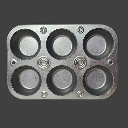 Toaster Oven 6 Cup Metal Muffin Tin - USED