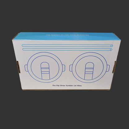 2PK Marchoose - The Flip Straw Tumbler Lid 40 oz - NEW