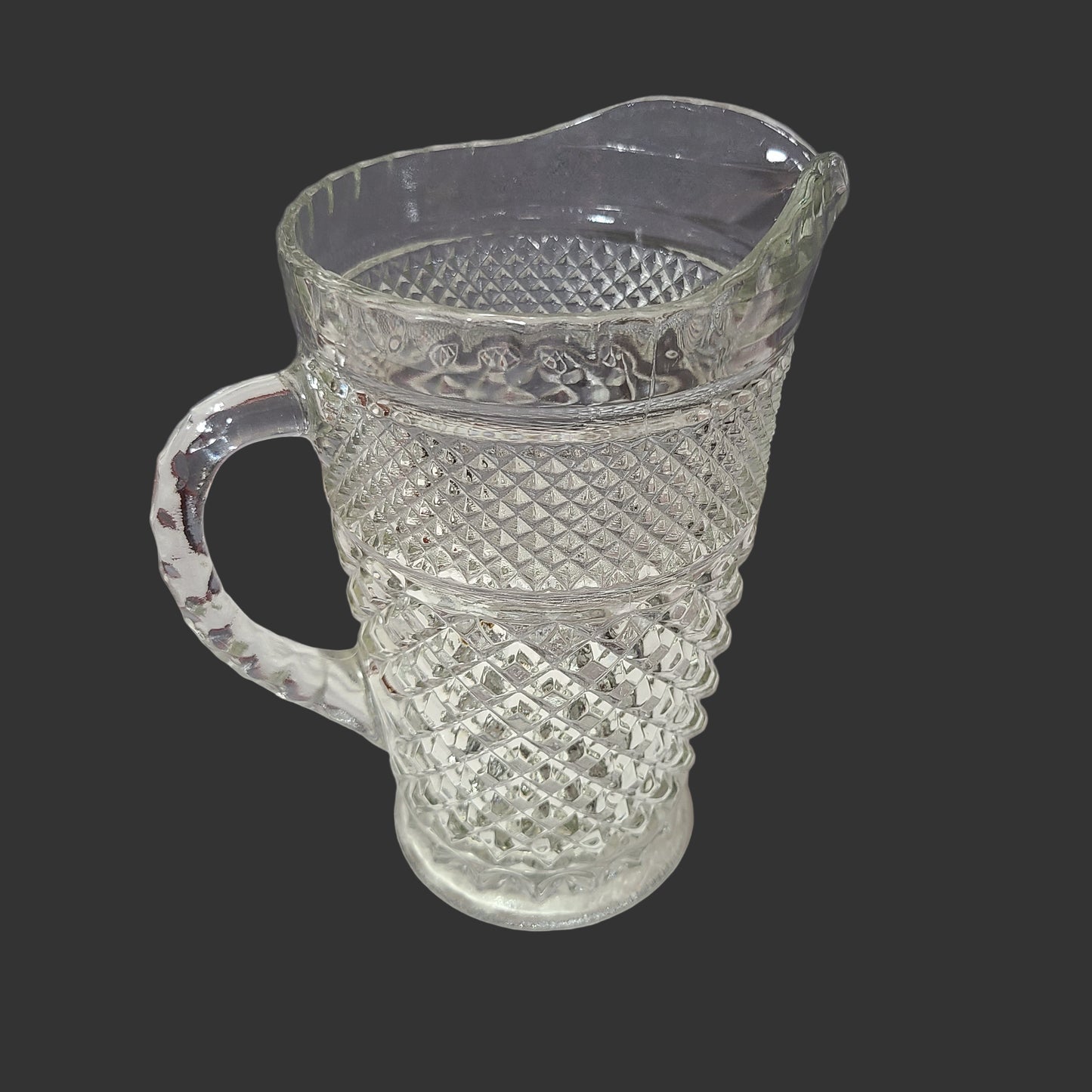 VTG Anchor Hocking Wexford 64oz Glass Pitcher - LIKE NEW