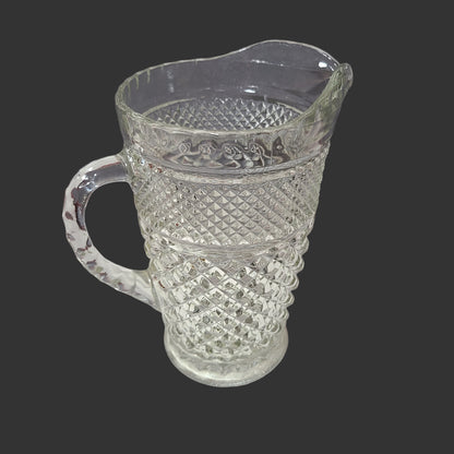 VTG Anchor Hocking Wexford 64oz Glass Pitcher - LIKE NEW